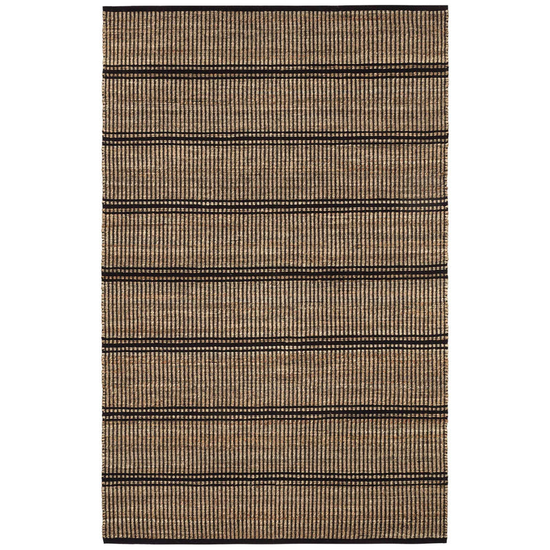 Arbor Black Handwoven Jute Rug