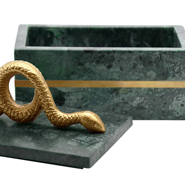 Boa Green Marble Snake Box