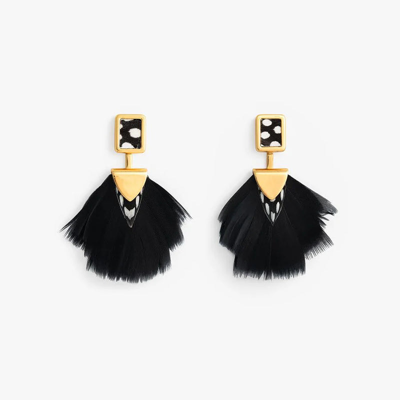 Bar Bay Bezel Drop Earring