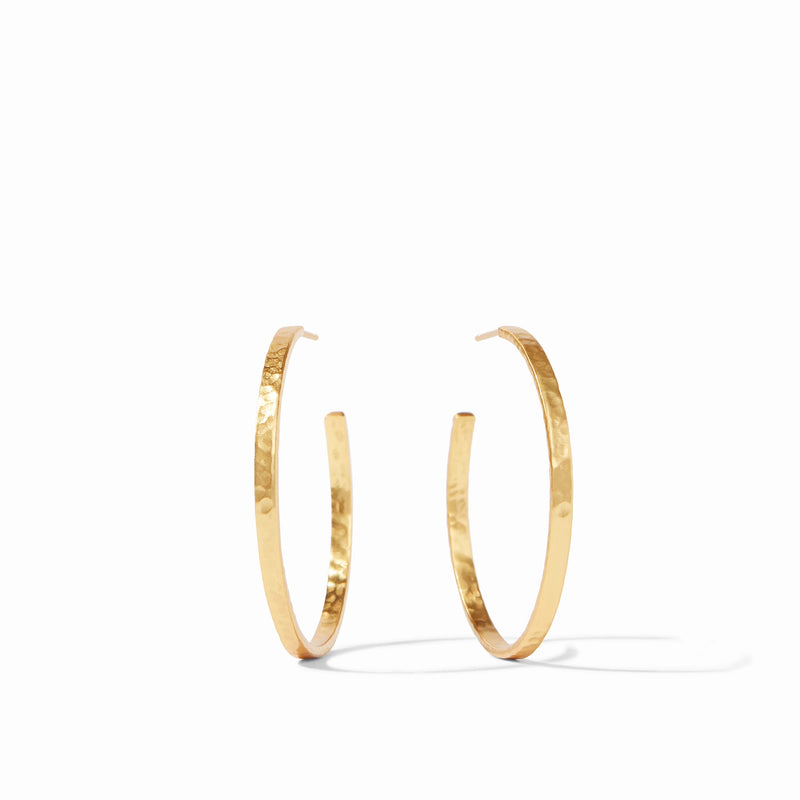 Crescent Hoop Gold Medium