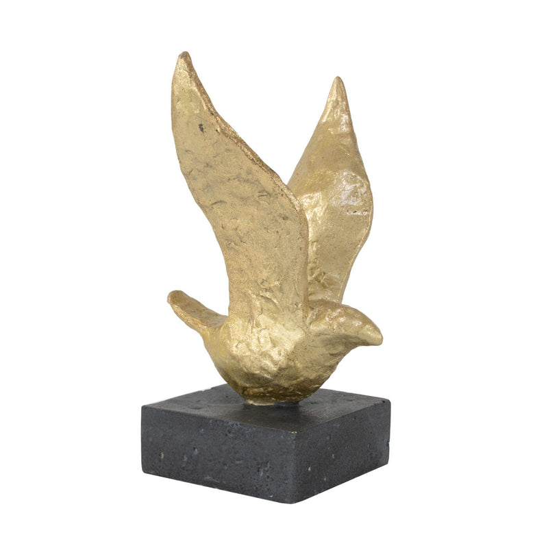 Gold Dove Sculpture