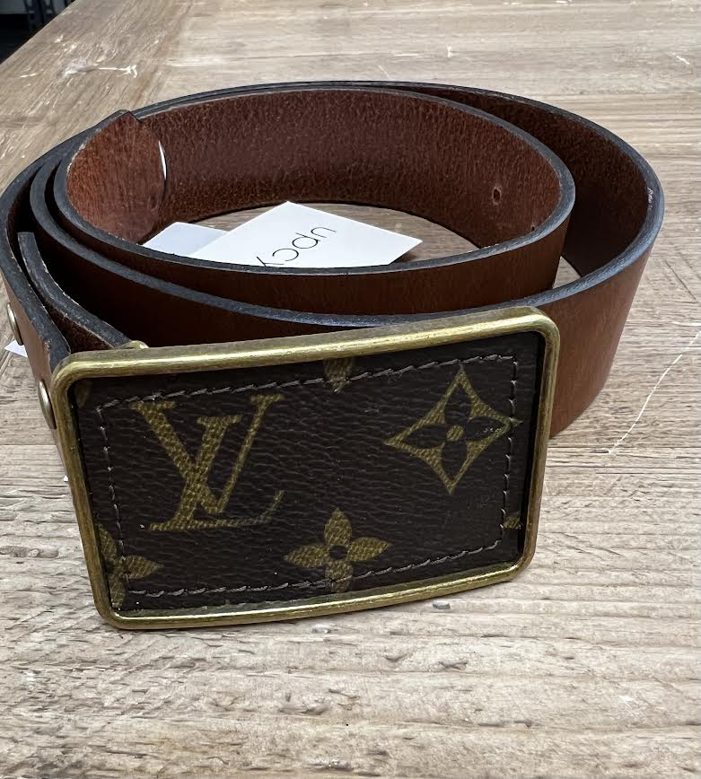 Boujee Belt LV - Golden Brown