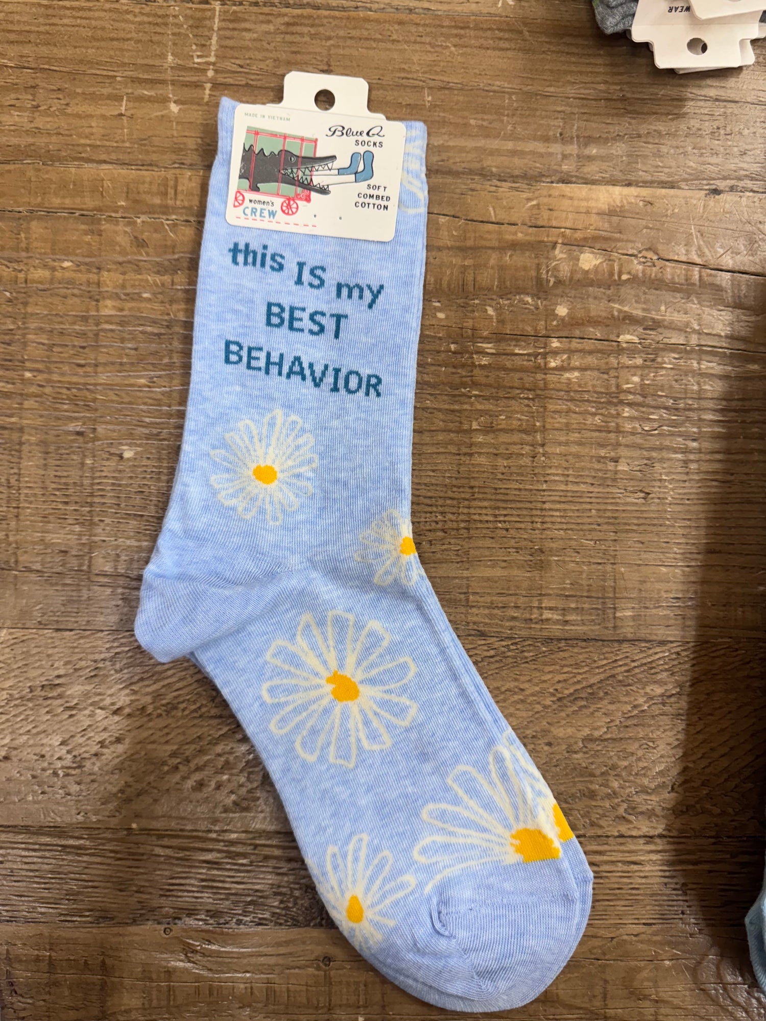 My Best Behavior Crew Socks