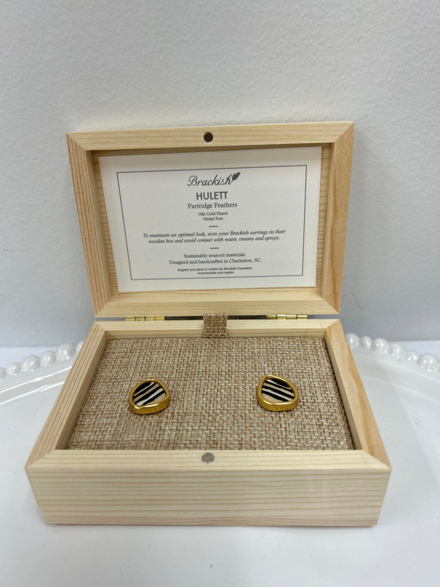 Hullet Stud Earring