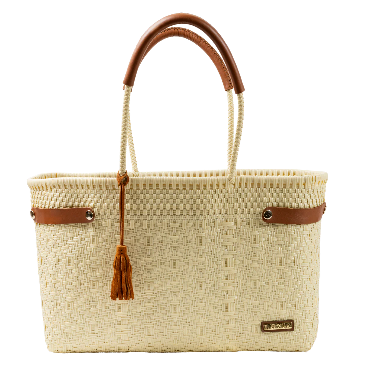 BASKET JUMBO BRAIDED SOLID BEIGE