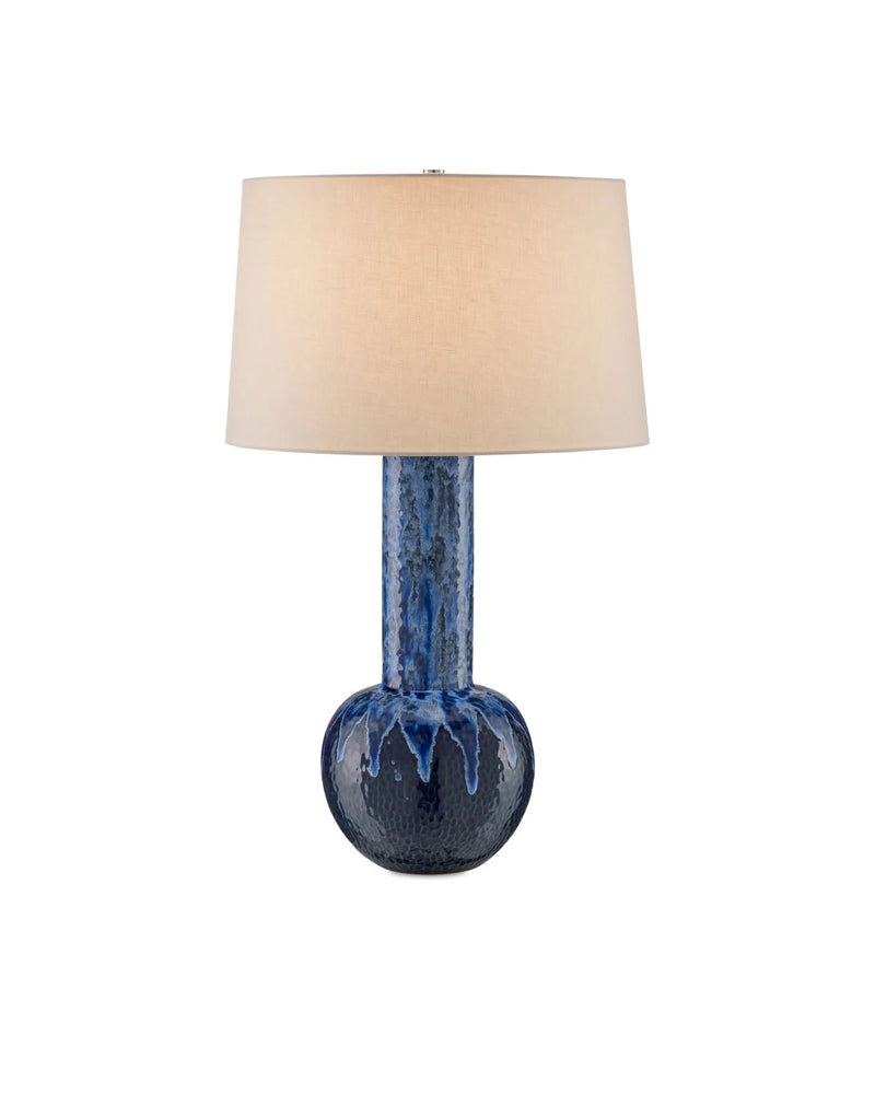 Kelmscott Blue Gourd Table Lamp