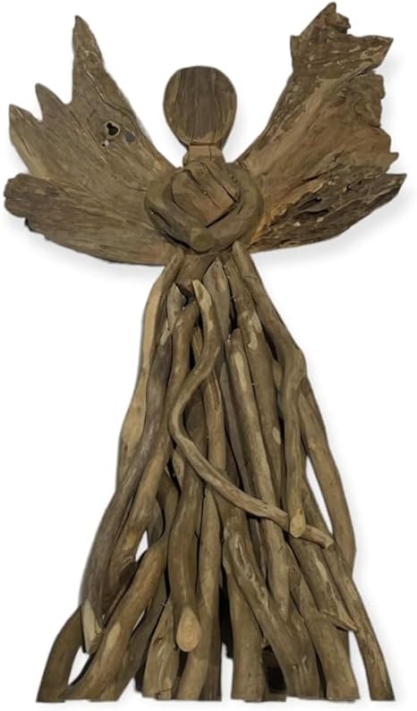 Curly Driftwood Angel