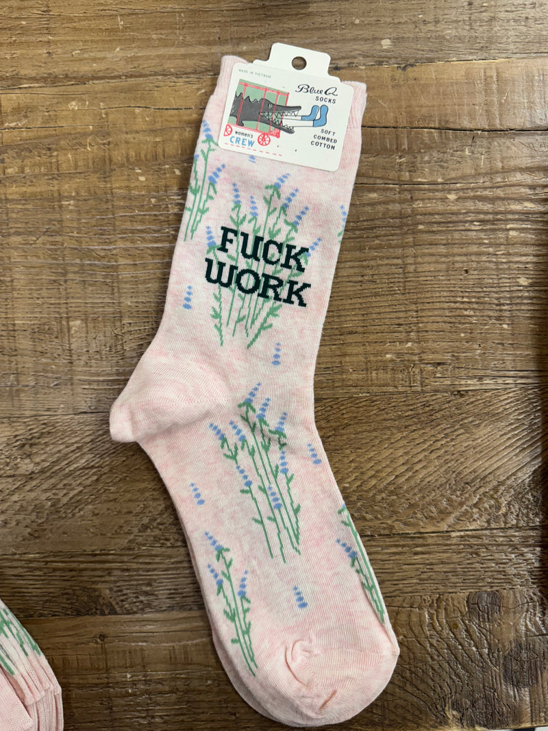 F Work Crew Socks