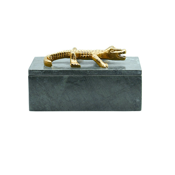 Allie Green Marble Box