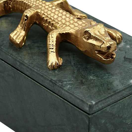 Allie Green Marble Box