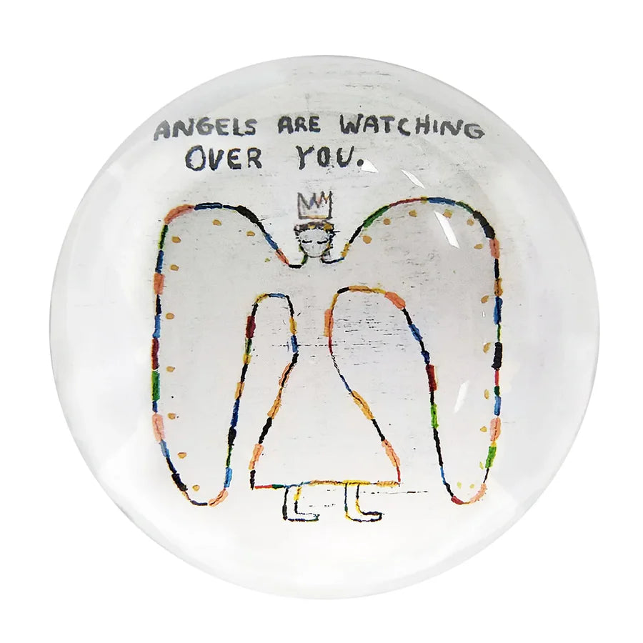 paperweight angels are watching