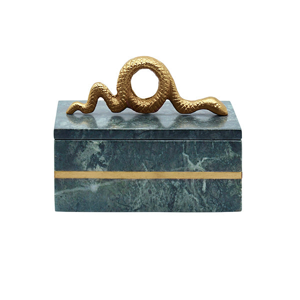 Boa Green Marble Snake Box