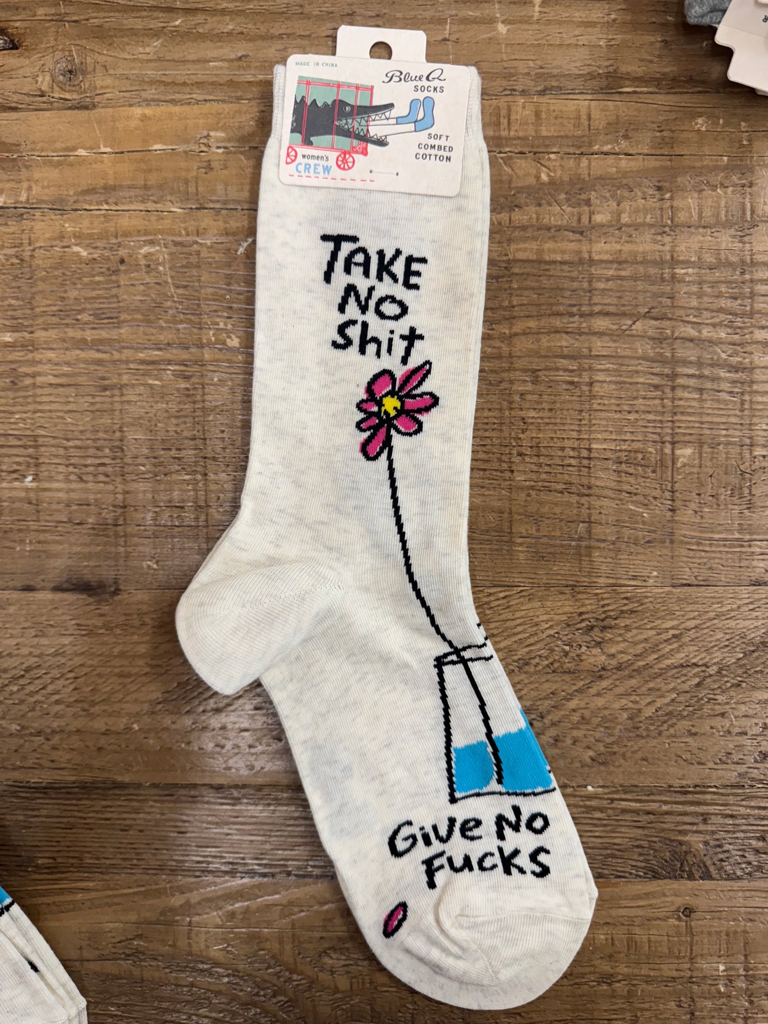 Take No Shit Crew Socks