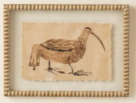Framed Animal Prints Under Glass