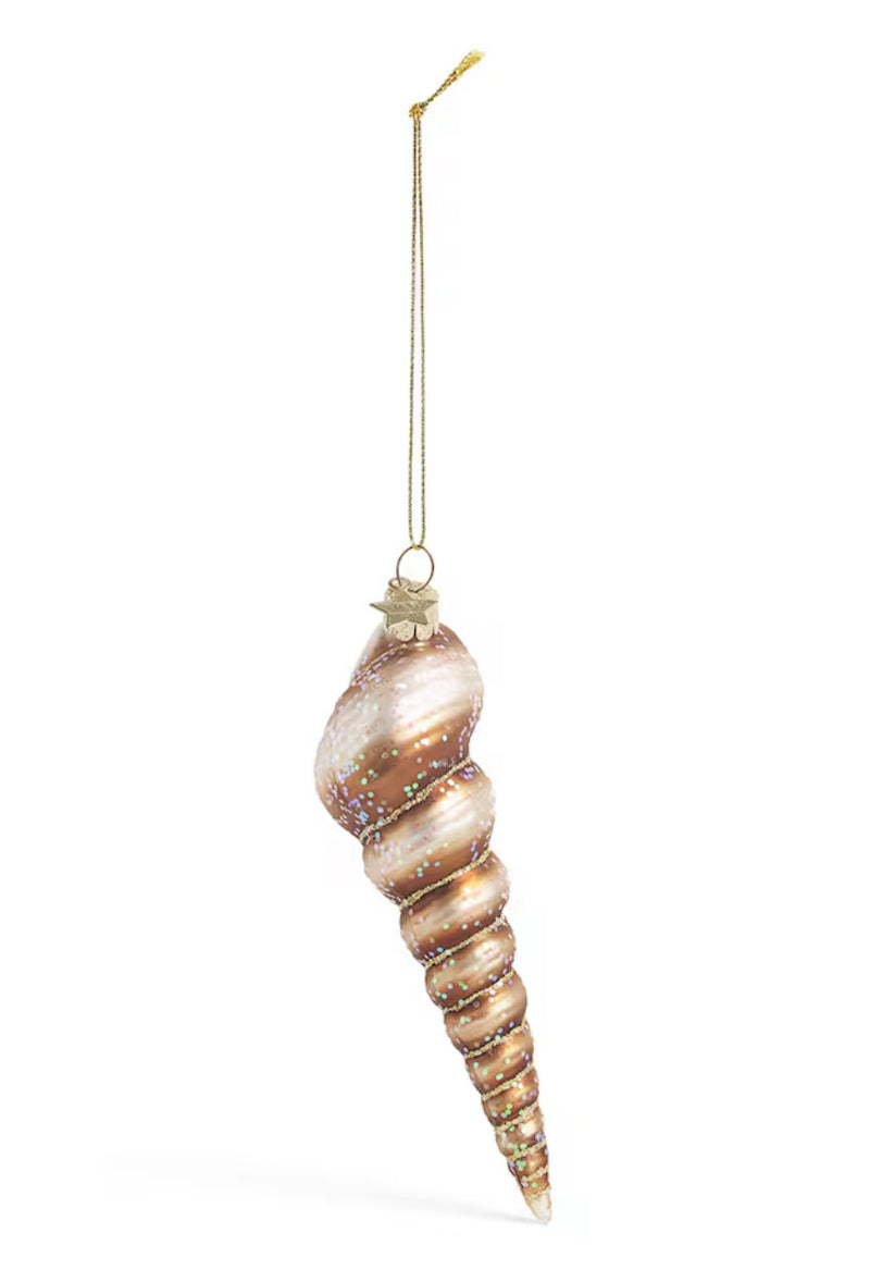Ornament Glass Turritella Shell