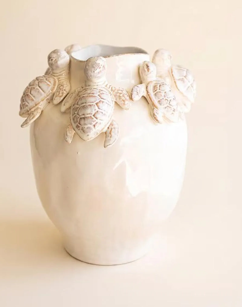 Ceramic Turtles Vase