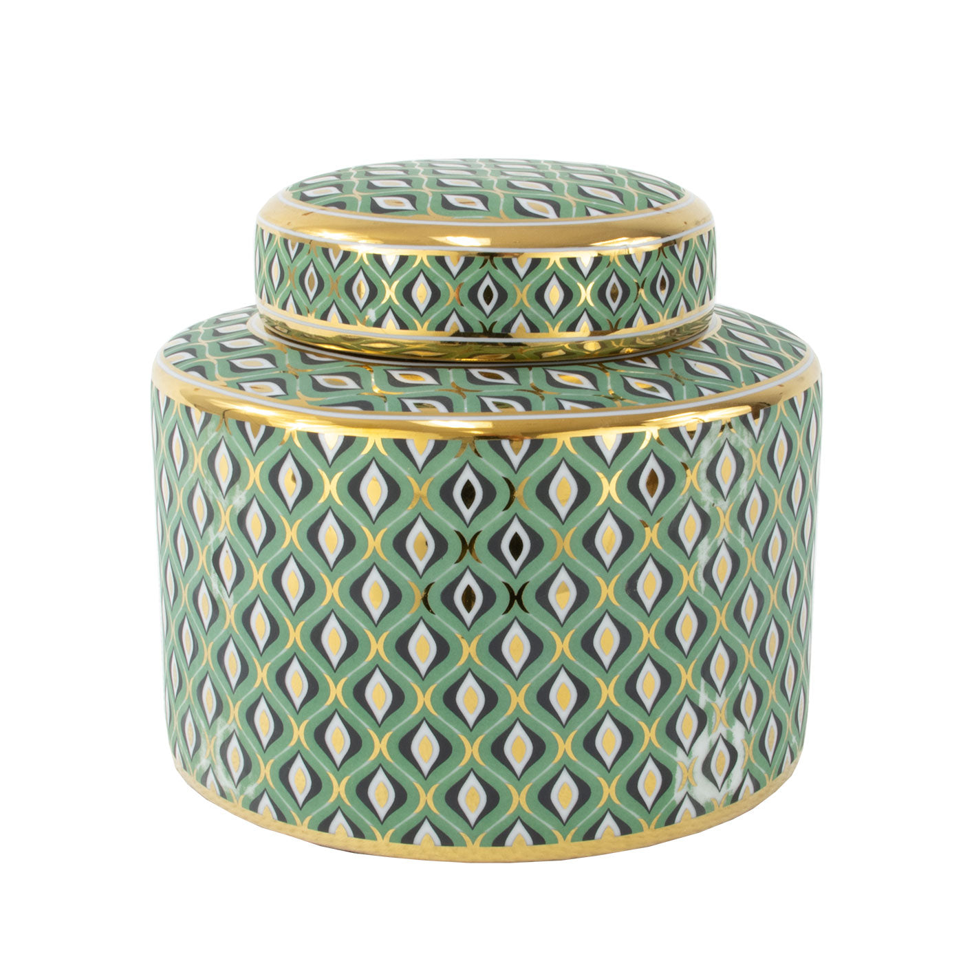 Green Gold Urn