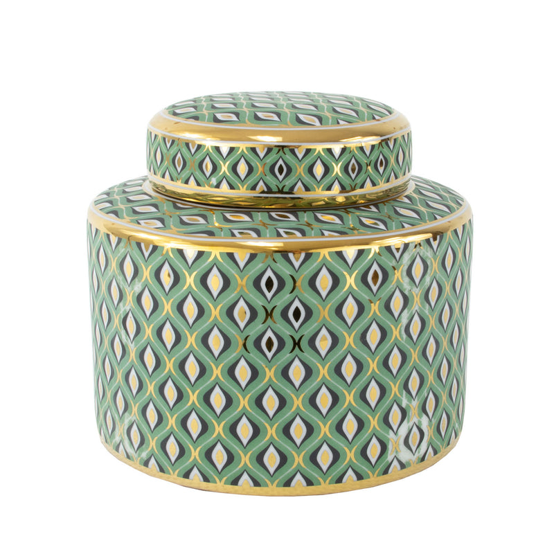 Green Gold Urn