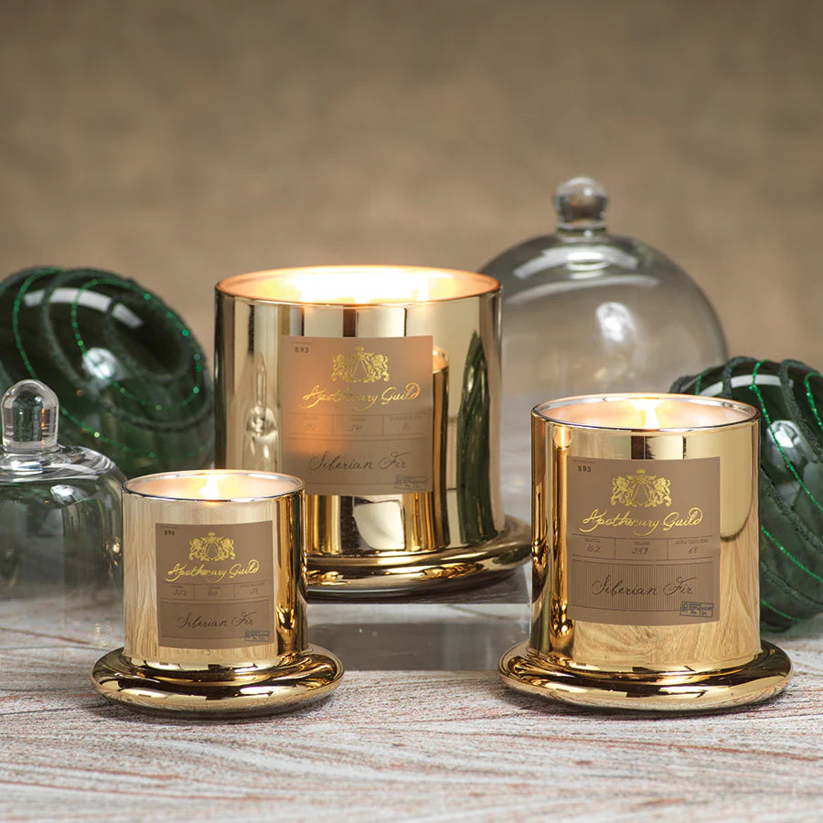 Apothecary Guild Scented Candle Jar with Glass Dome - Small