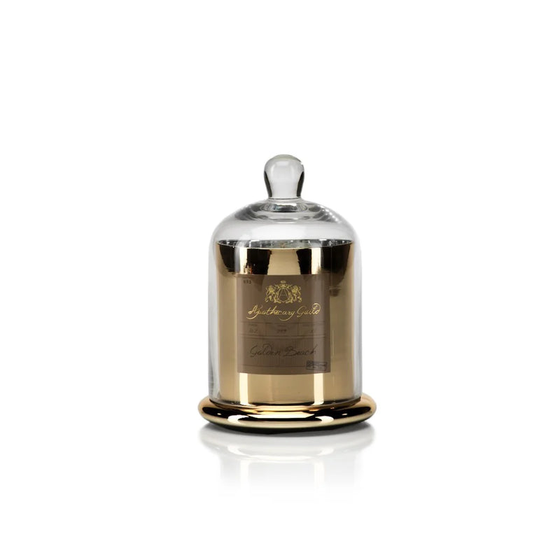 Apothecary Guild Candle Jar w/ Dome - Golden Beach