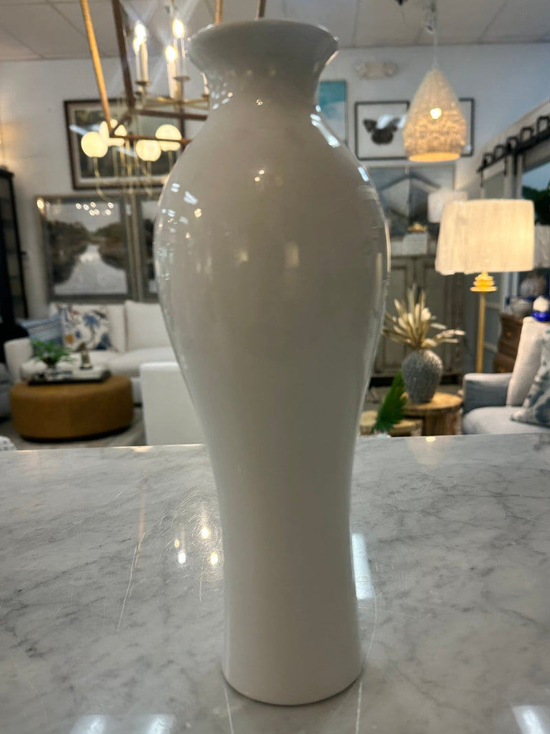 Assorted white vases- LRG Globular