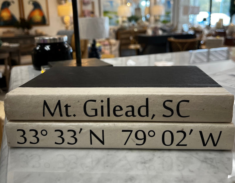 2 Vol City and Coordinates Book - Mt. Gilead