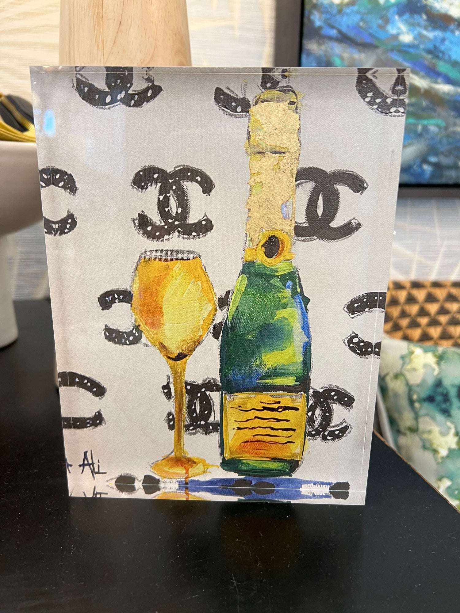 Acrylic Block Art 1