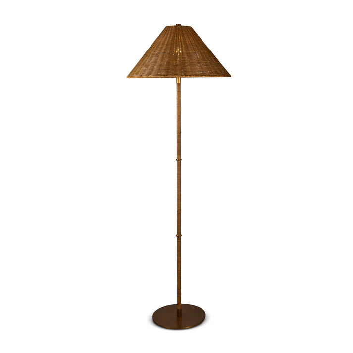 Malibu Rattan Floor Lamp