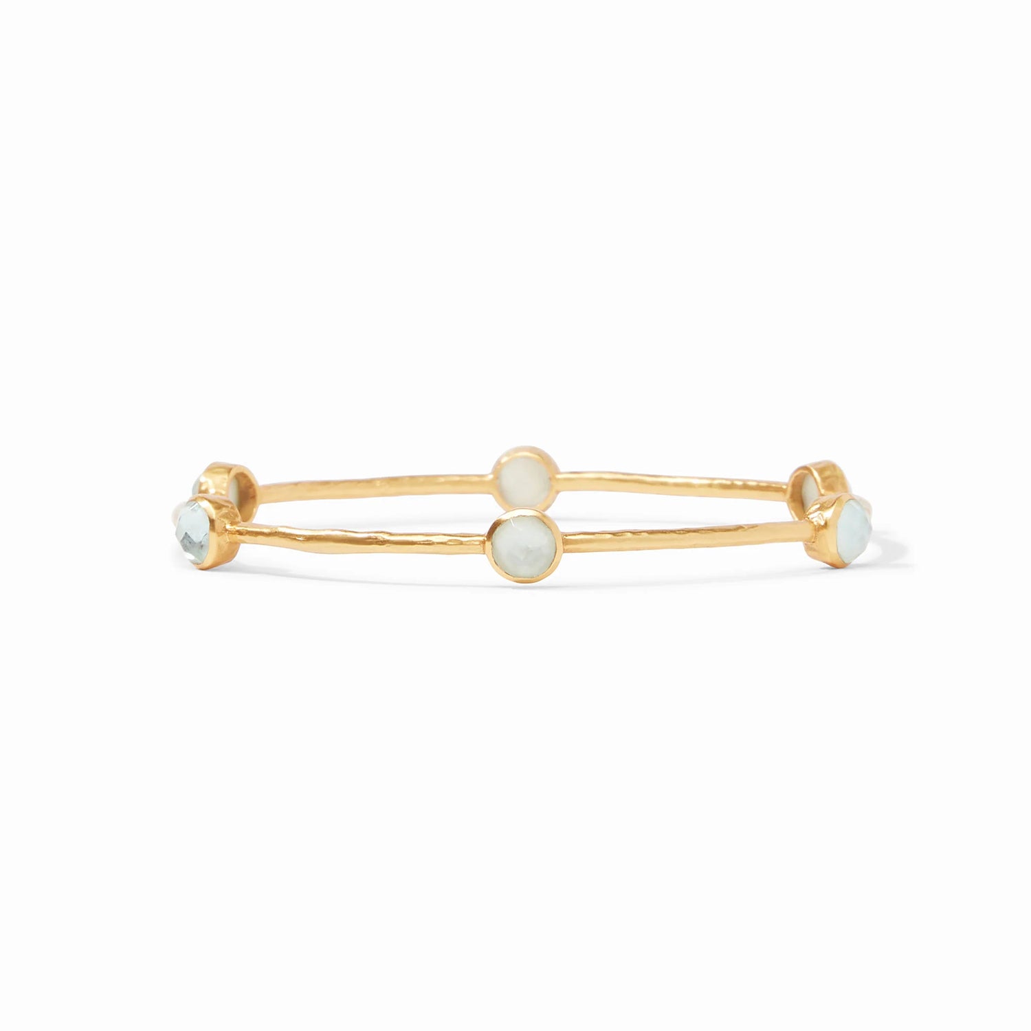 Milano Luxe Bangle - Iridescent Aquamarine Blue