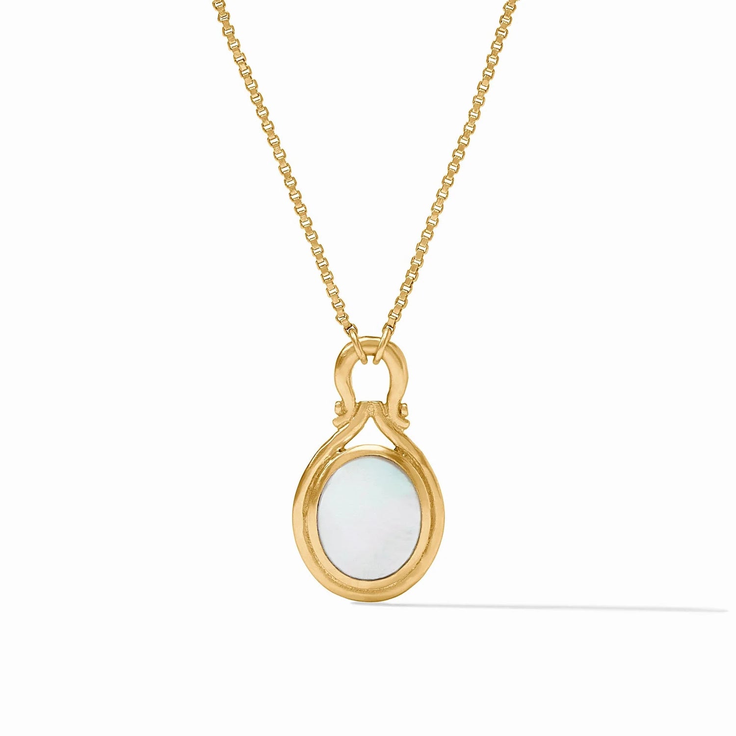 Saratoga Delicate Necklace- Mother of pearl