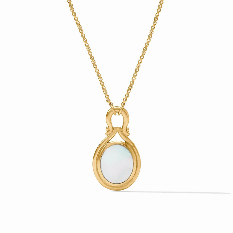 Saratoga Delicate Necklace- Mother of pearl