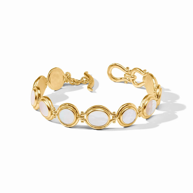 Saratoga Tennis Bracelet- Mother of Pearl