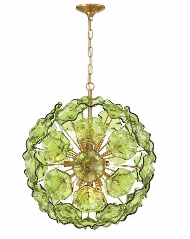 Esme 22.5'' Aged Brass Chandelier