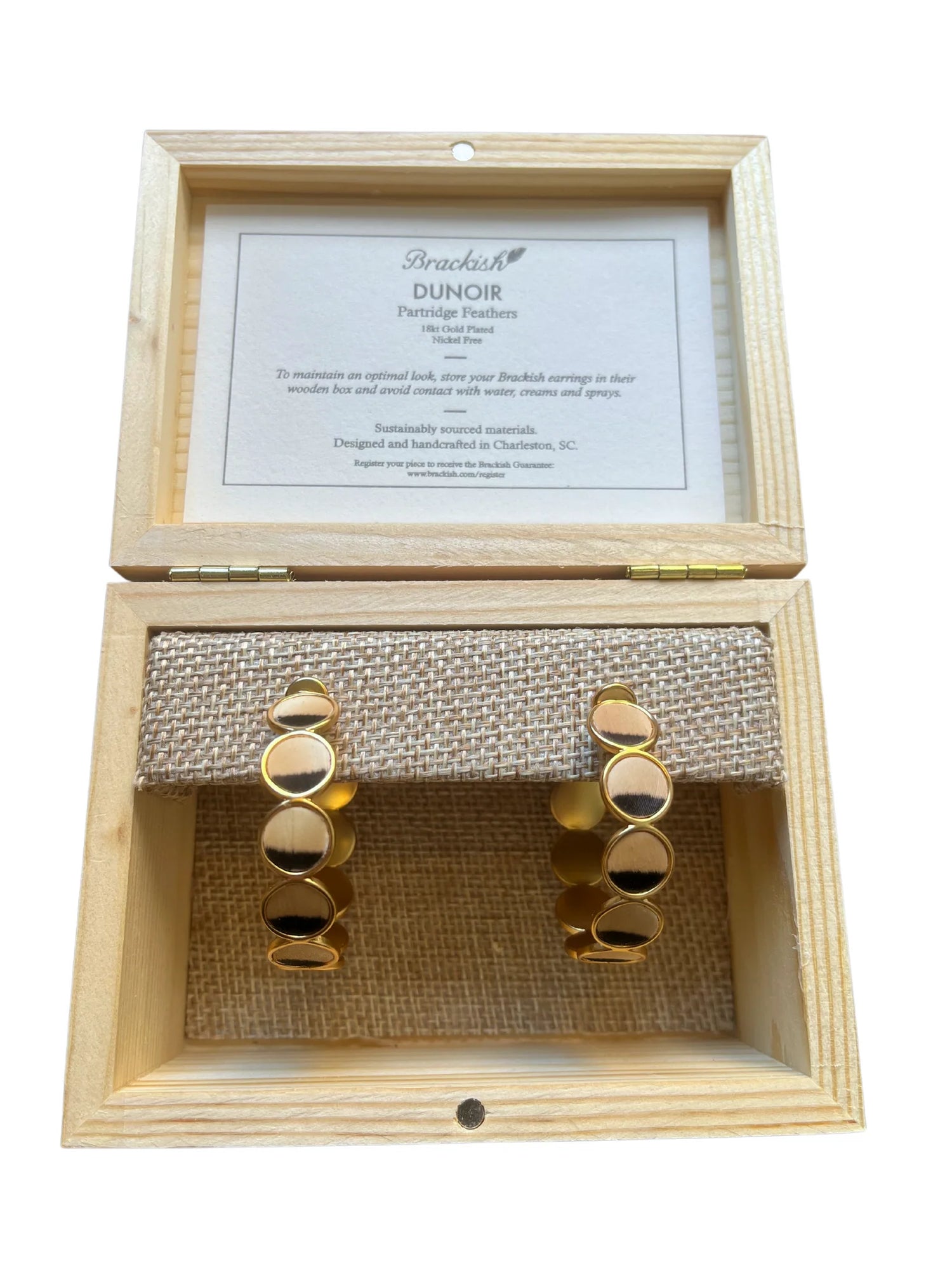 Dunoir Multi-Bezel Hoop Earrings