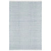 Herringbone Swedish Blue Handwoven Cotton Rug