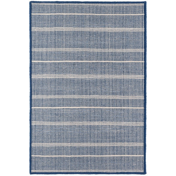Samson Navy Machine Washable Rug