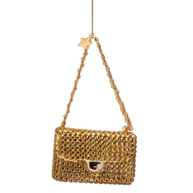 Ornament Glass Gold Fashiion Bag