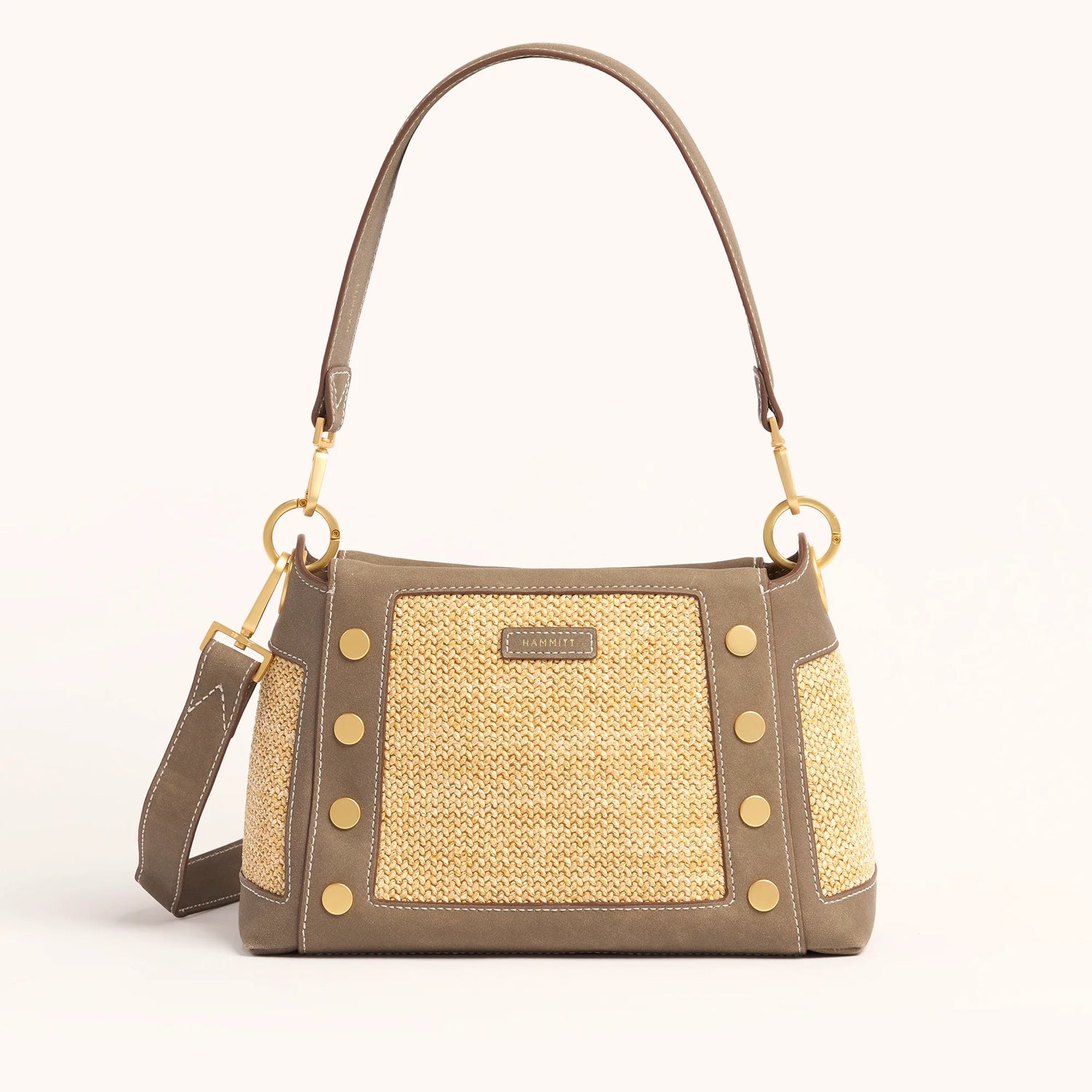 Bryant Med-Pewter Raffia-BG