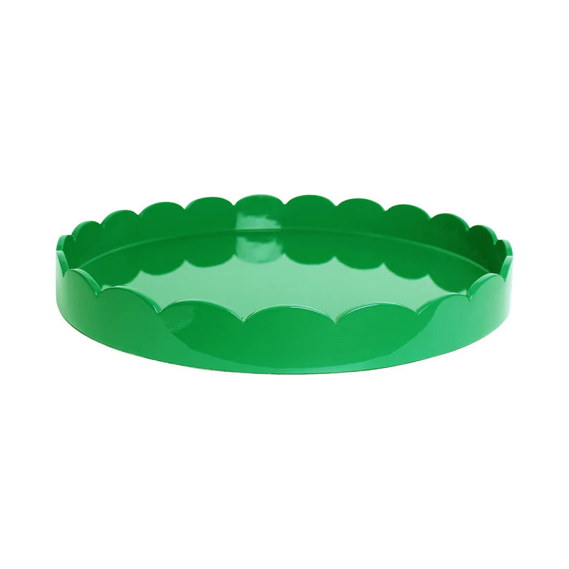 Round Scalloped Tray