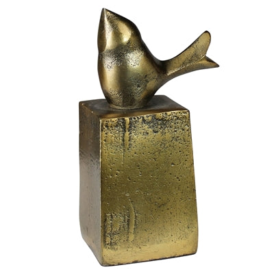 Bird On Block, Brass
