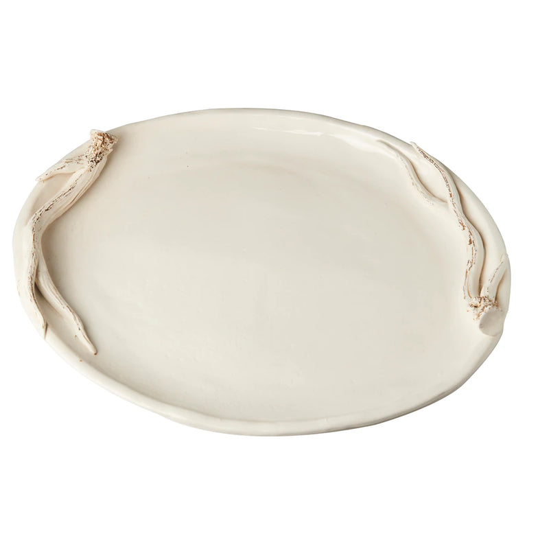 Durango Platter Antler White