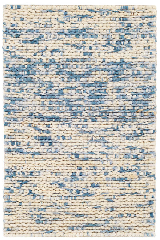 AVRIL FRENCH BLUE WOVEN JUTE RUG