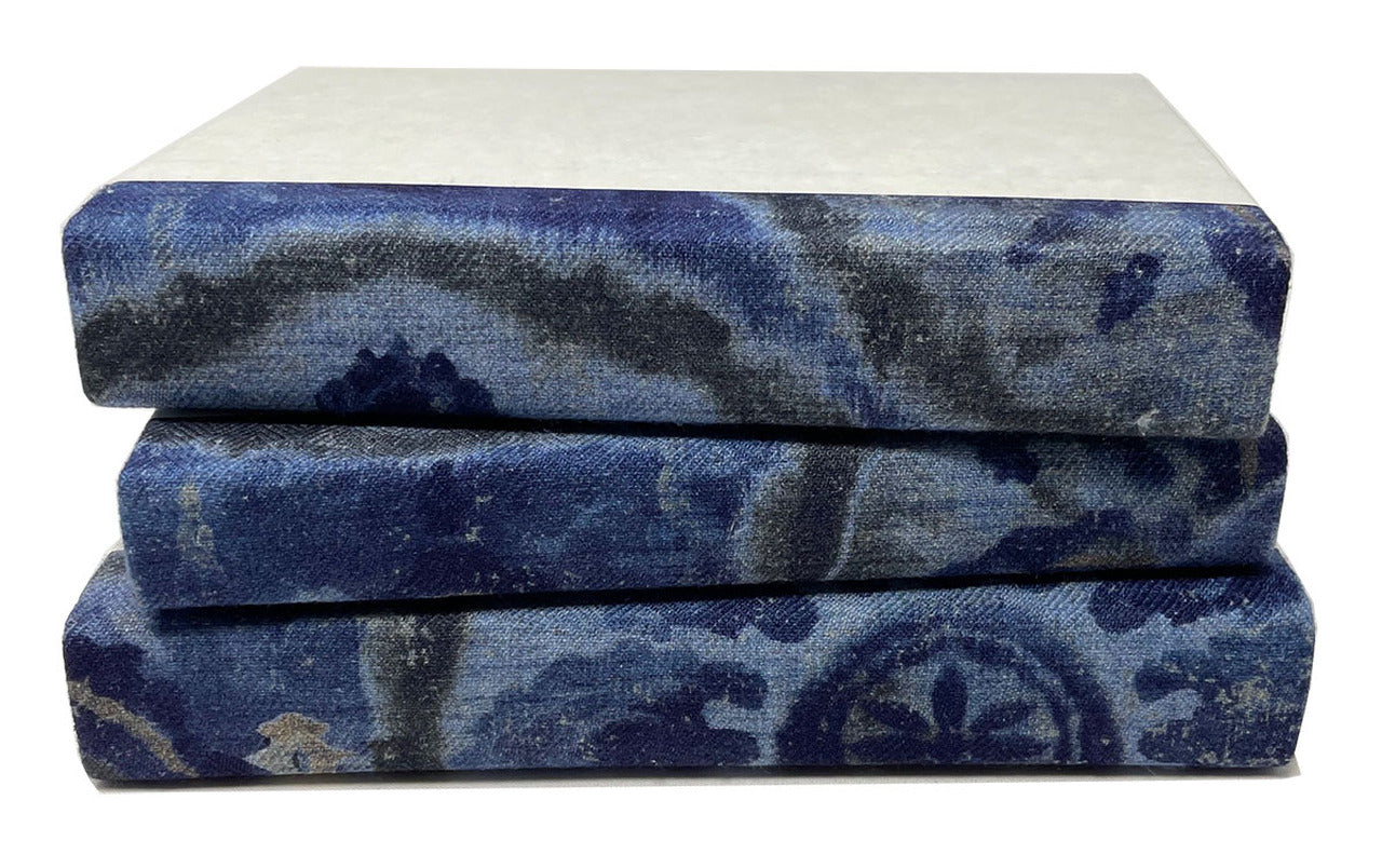 Bali Midnight Fabric / Off-White Cover
