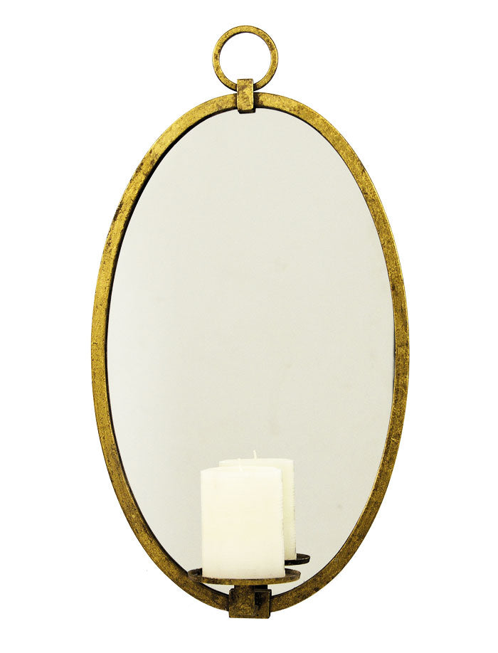 Gold Candle Wall Sconce