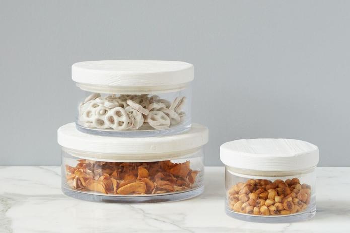 Bianca Wood Top Canister