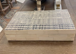Black Spotted Bone Box
