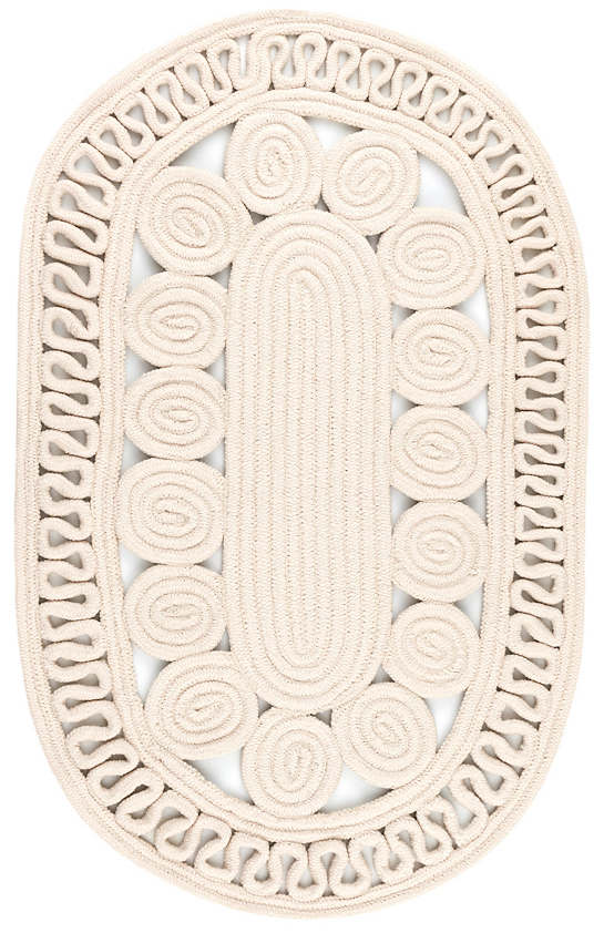 Reef indoor/outdoor oval rug