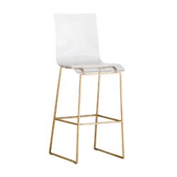 King 30.25" Bar Height Stool Gold