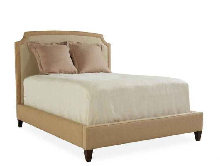 Cut Corner Headboard w/ Rails - Queen Size