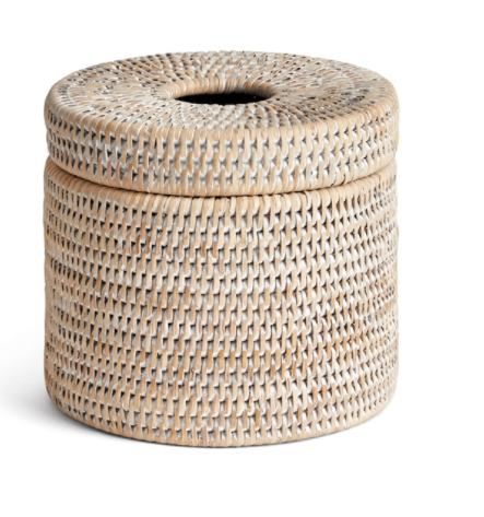 BURMA RATTAN TOILET PAPER COVER